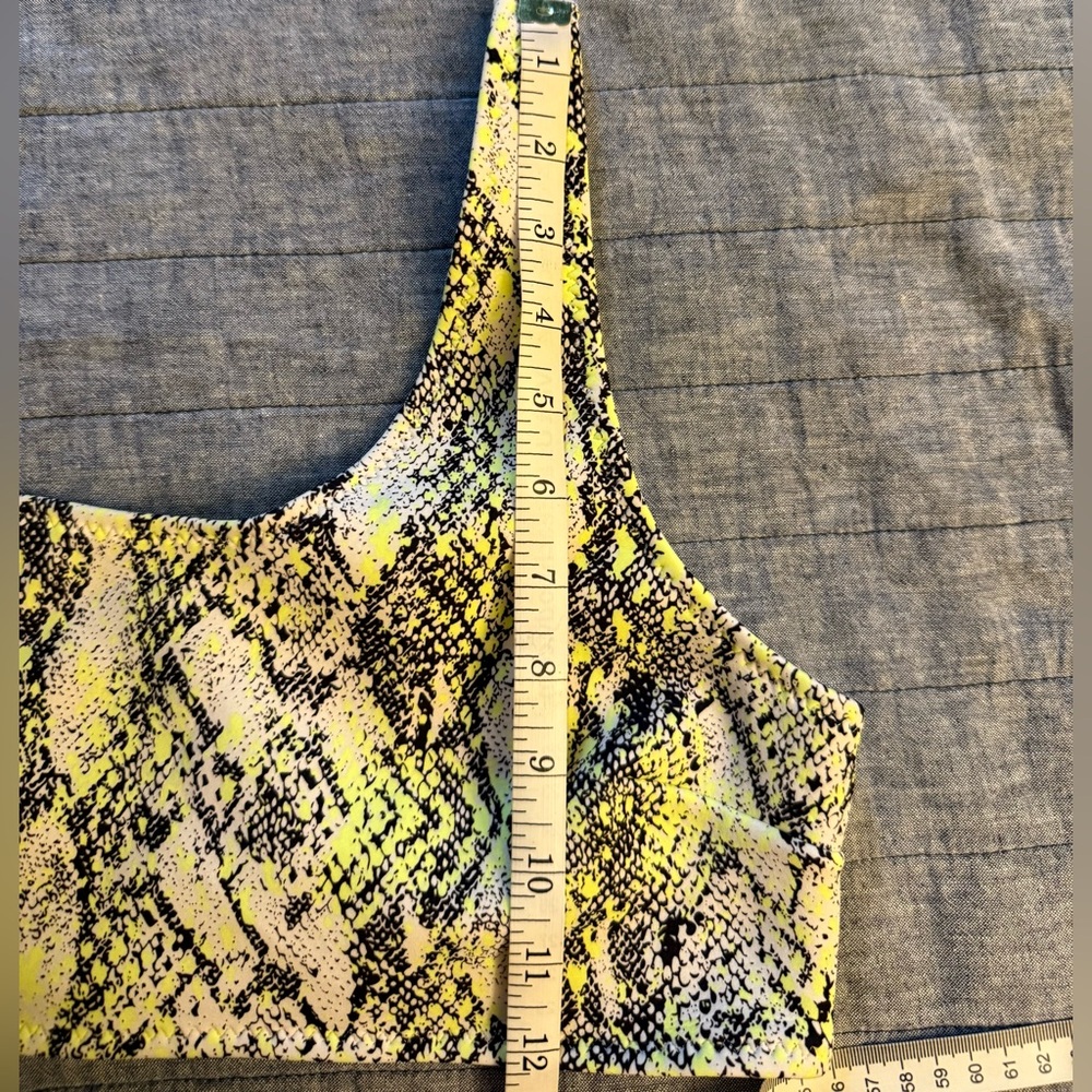 H&M Snakeskin One-Shoulder Bikini Set - Picture 5 of 13